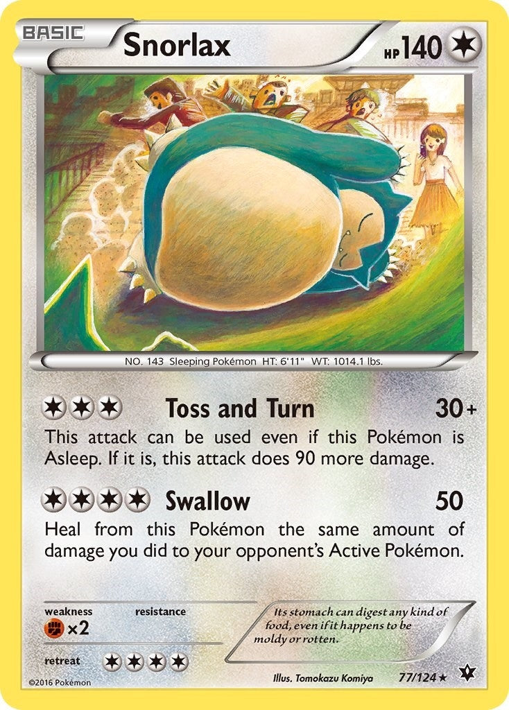 Image for Snorlax (77/124) (FCO) - Pokemon