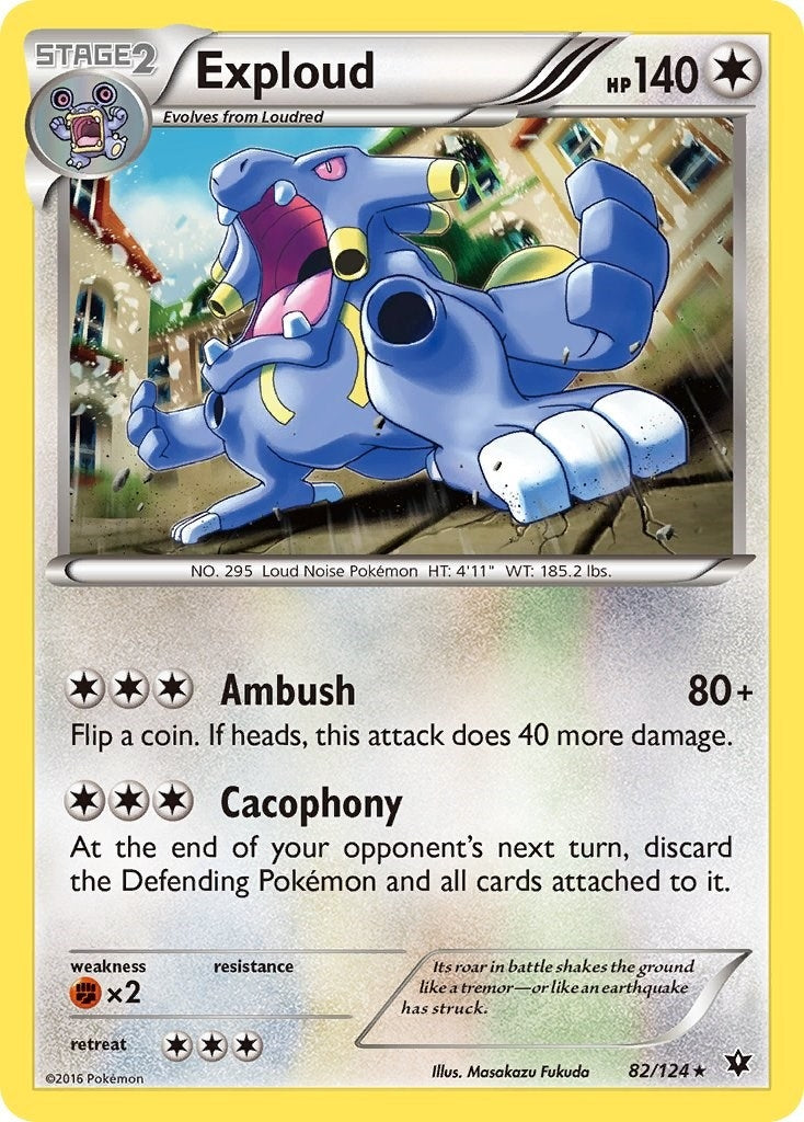 Image for Exploud (82/124) (FCO) - Pokemon