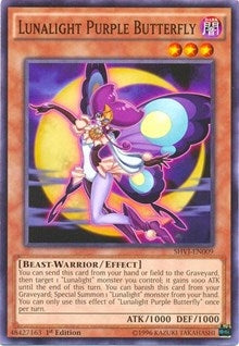 Image for Lunalight Purple Butterfly (SHVI-EN009) (SHVI) - YuGiOh