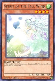 Image for Spirit of the Fall Wind (SHVI-EN039) (SHVI) - YuGiOh
