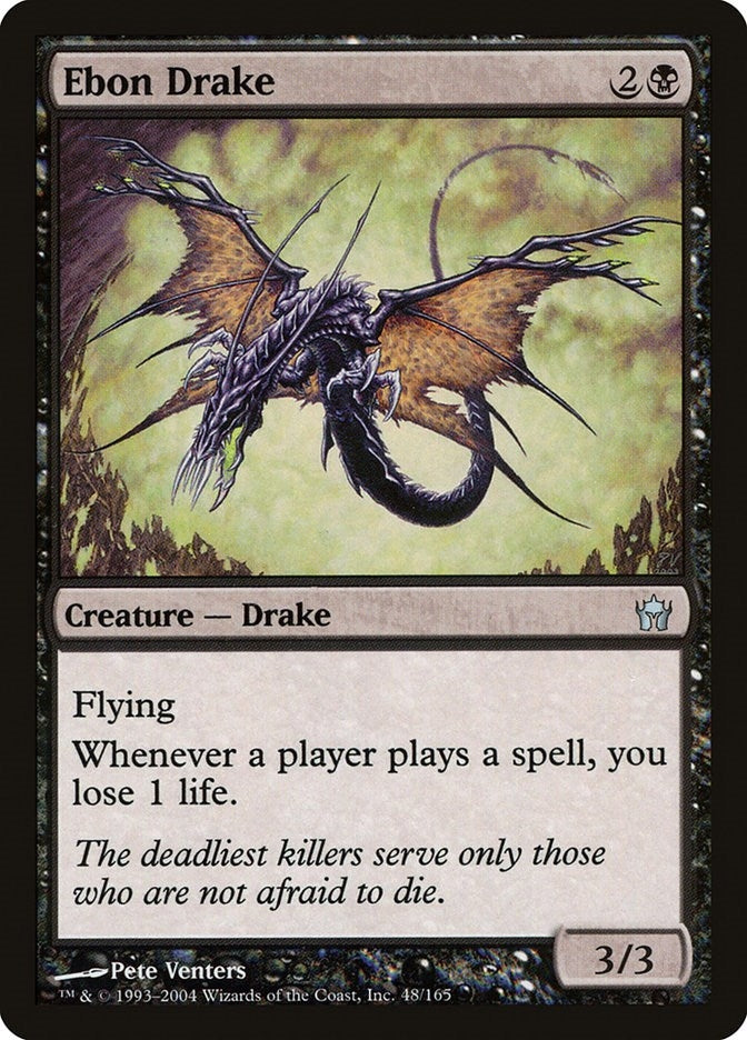 Image for Ebon Drake (48) (Fifth Dawn) - Magic: The Gathering