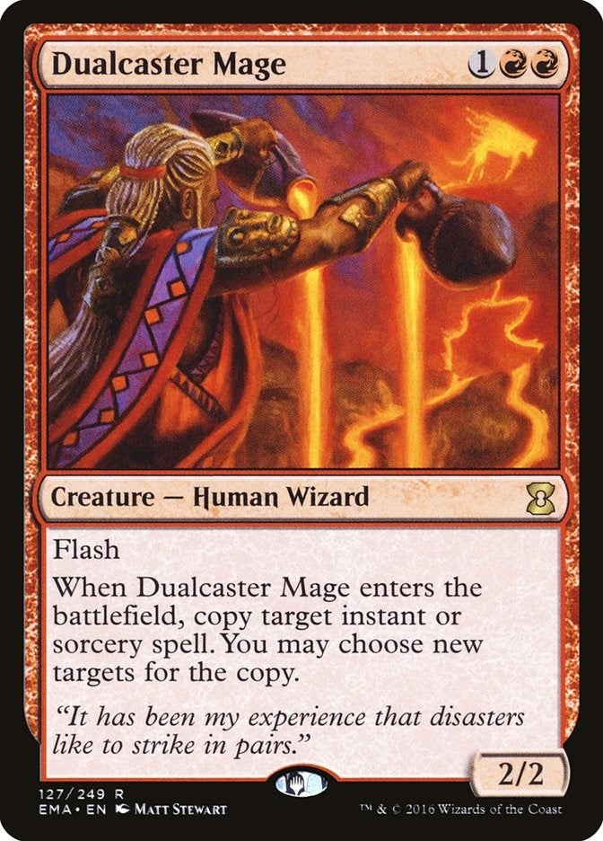 Image for Dualcaster Mage (127) (Eternal Masters) - Magic: The Gathering
