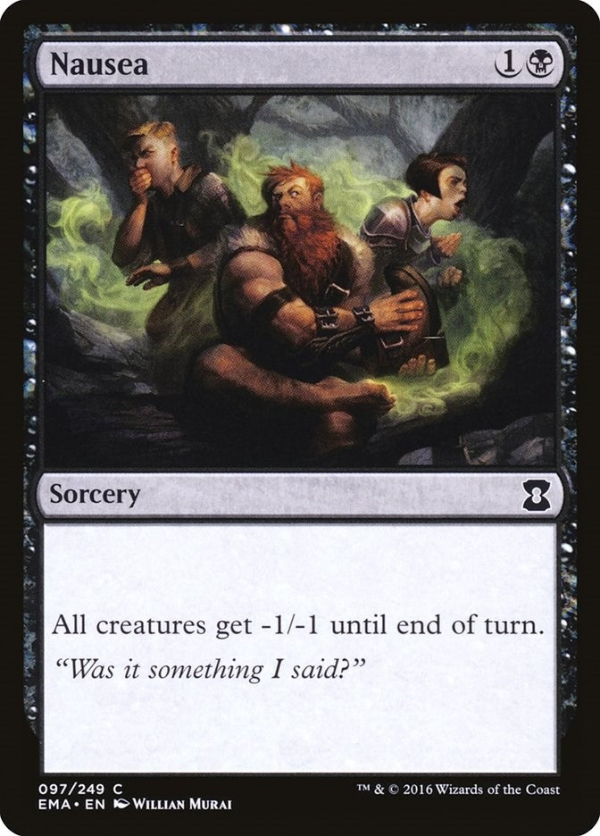 Image for Nausea (97) (Eternal Masters) - Magic: The Gathering