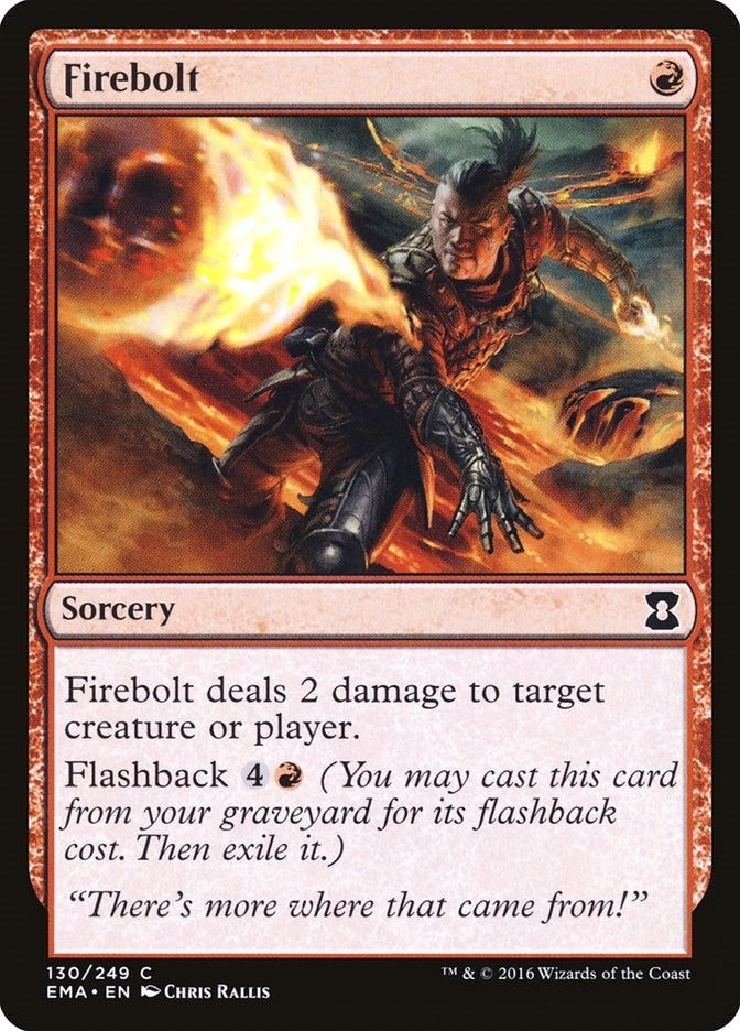 Image for Firebolt (130) (Eternal Masters) - Magic: The Gathering