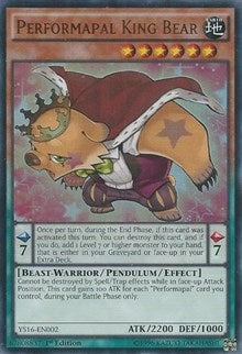 Image for Performapal King Bear (YS16-EN002) (YS16) - YuGiOh