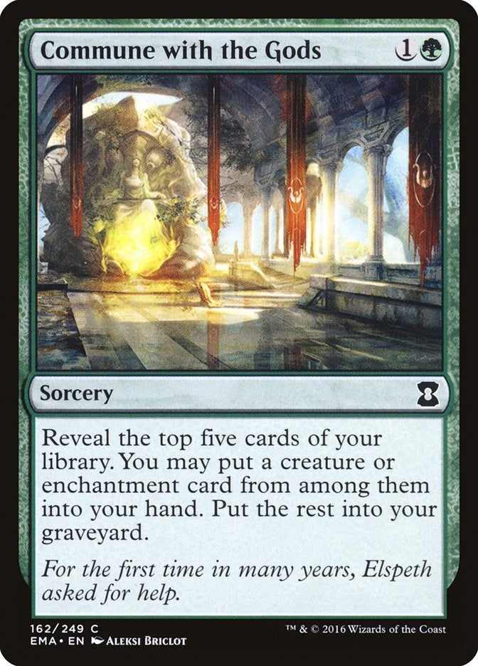 Image for Commune with the Gods (162) (Eternal Masters) - Magic: The Gathering