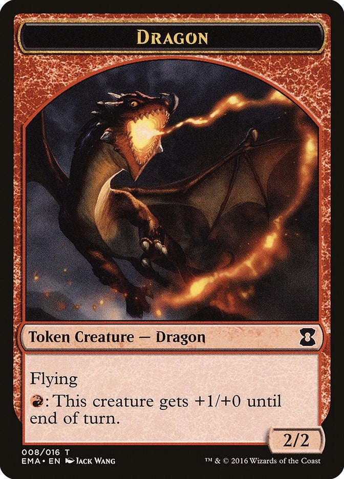 Image for Dragon Token (8) (Eternal Masters) - Magic: The Gathering