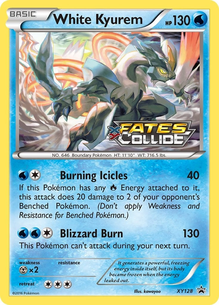 Image for White Kyurem (Prerelease) (XY128) (PR) - Pokemon
