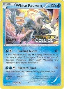 Image for White Kyurem - XY128 (Prerelease) [Staff] (XY128) (PR) - Pokemon