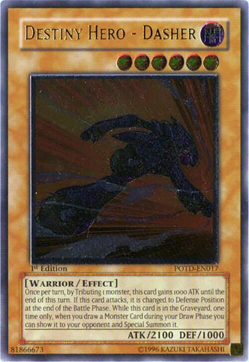 Image for Destiny Hero - Dasher (UTR) (POTD-EN017) - YuGiOh