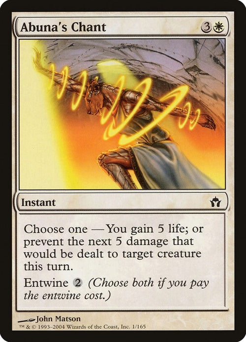 Image for Abuna's Chant (1) (Fifth Dawn) - Magic: The Gathering