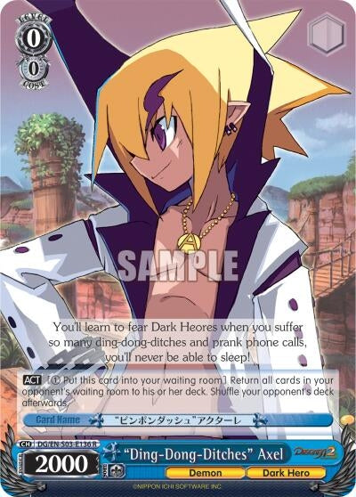 Image for "Ding-Dong-Ditches" Axel (DG/EN-S03-E136 R) (Disgaea) - Weiss Schwarz