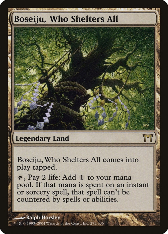 Image for Boseiju, Who Shelters All (273) (Champions of Kamigawa) - Magic: The Gathering