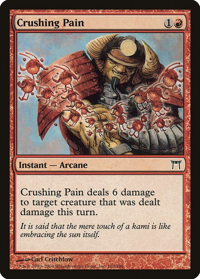 Image for Crushing Pain (162) (Champions of Kamigawa) - Magic: The Gathering