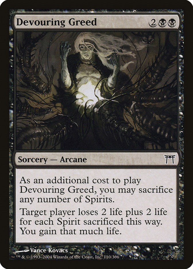 Image for Devouring Greed (110) (Champions of Kamigawa) - Magic: The Gathering