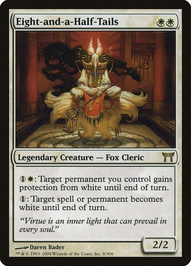Image for Eight-and-a-Half-Tails (8) (Champions of Kamigawa) - Magic: The Gathering