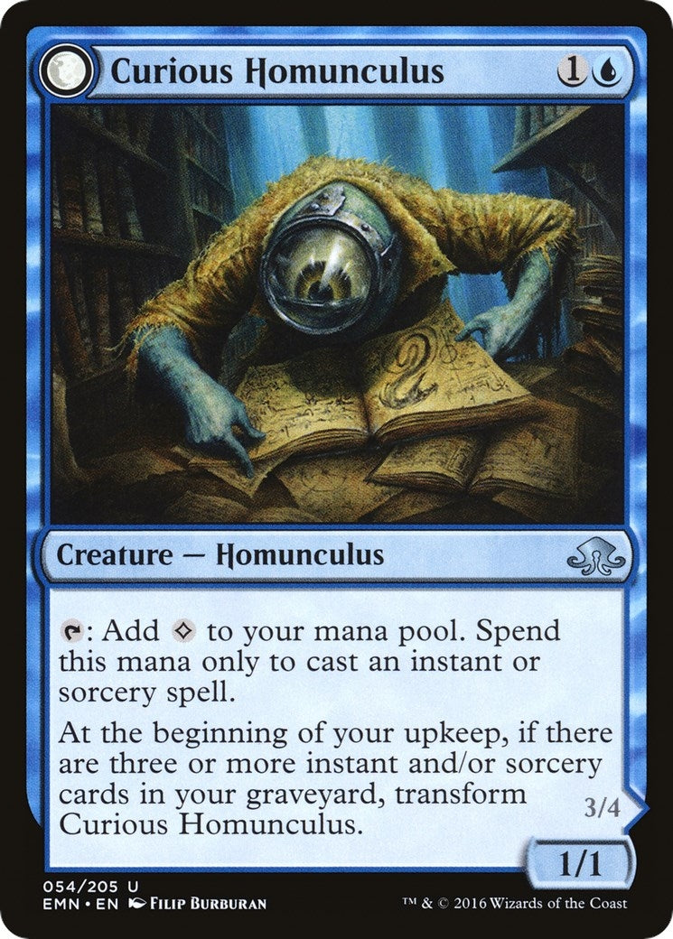 Image for Curious Homunculus (54) (Eldritch Moon) - Magic: The Gathering