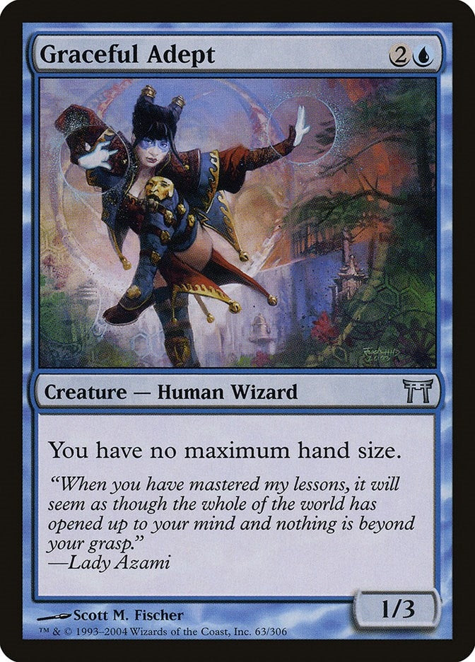 Image for Graceful Adept (63) (Champions of Kamigawa) - Magic: The Gathering