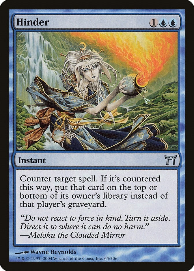 Image for Hinder (65) (Champions of Kamigawa) - Magic: The Gathering
