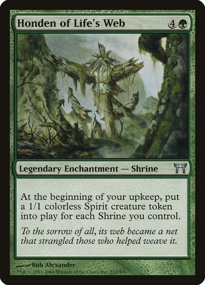 Image for Honden of Life's Web (213) (Champions of Kamigawa) - Magic: The Gathering