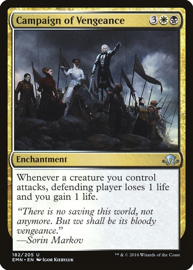 Image for Campaign of Vengeance (182) (Eldritch Moon) - Magic: The Gathering