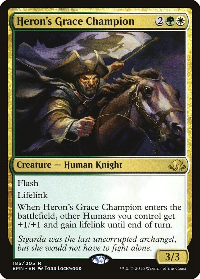 Image for Heron's Grace Champion (185) (Eldritch Moon) - Magic: The Gathering