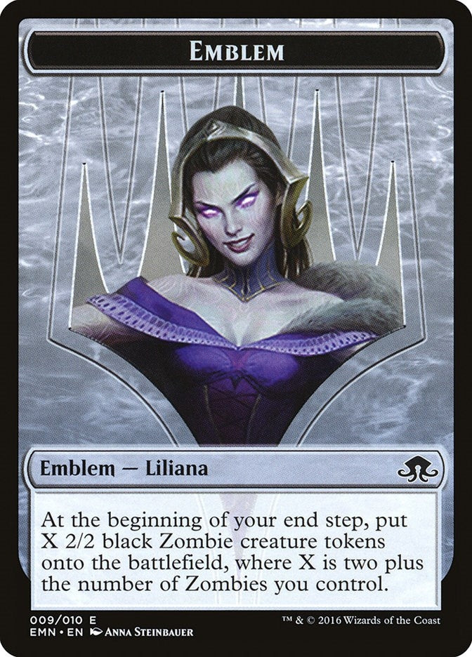 Image for Emblem - Liliana, the Last Hope (9) (Eldritch Moon) - Magic: The Gathering