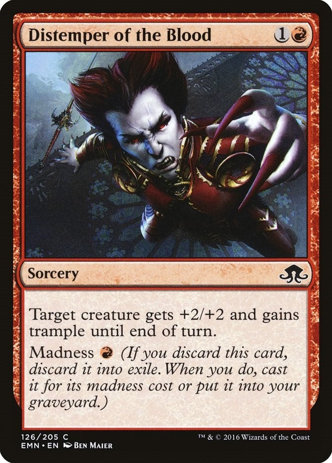 Image for Distemper of the Blood (126) (Eldritch Moon) - Magic: The Gathering