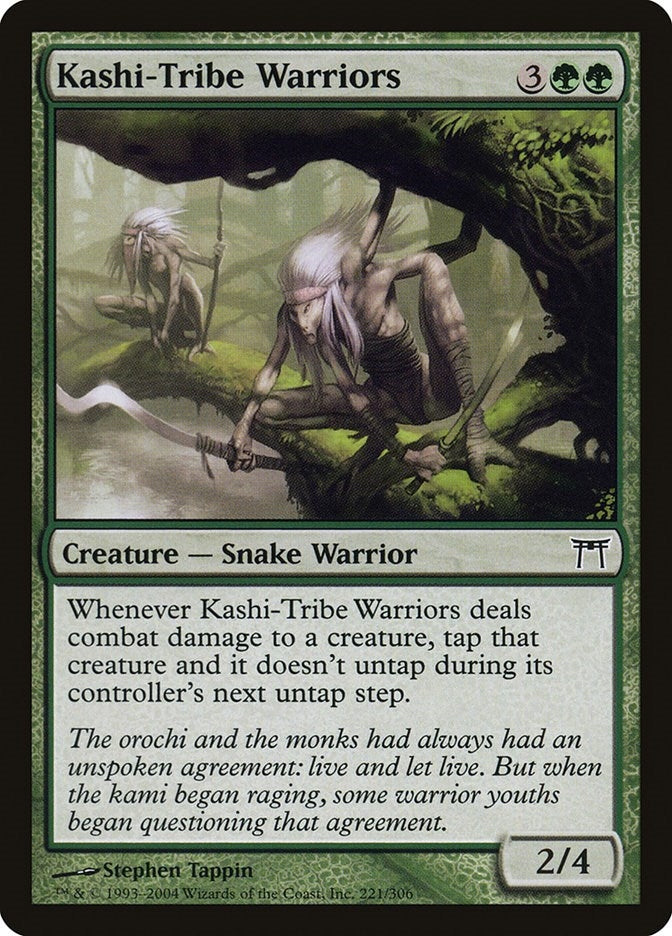 Image for Kashi-Tribe Warriors (221) (Champions of Kamigawa) - Magic: The Gathering