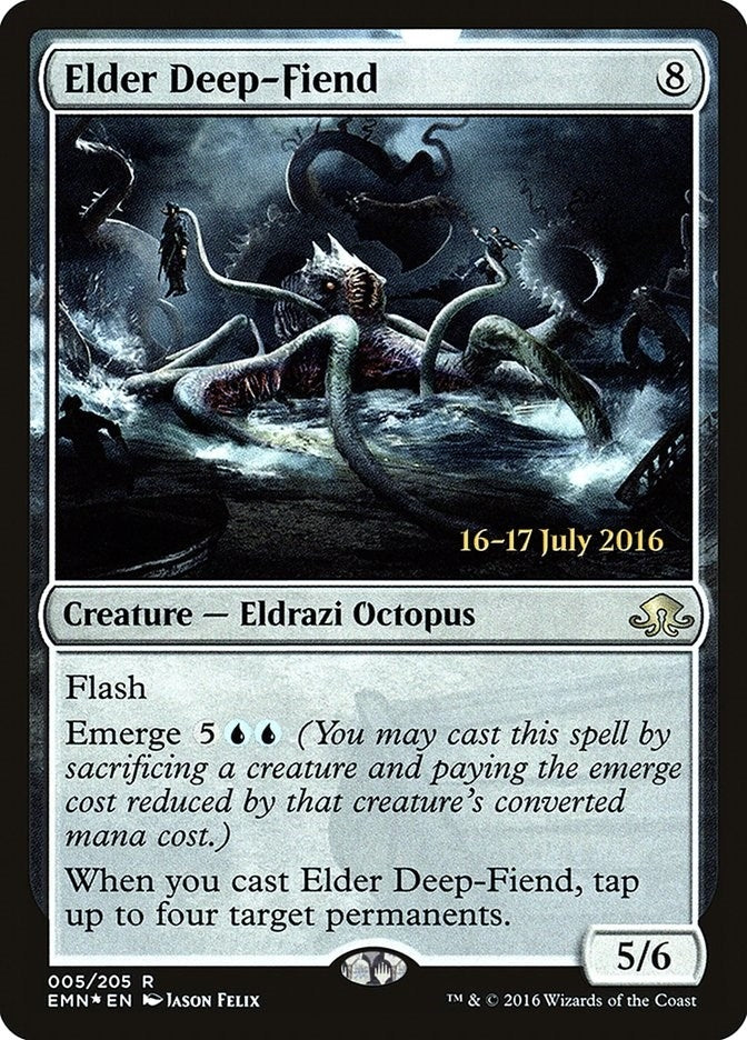 Image for Elder Deep-Fiend (5) (Prerelease Cards) - Magic: The Gathering