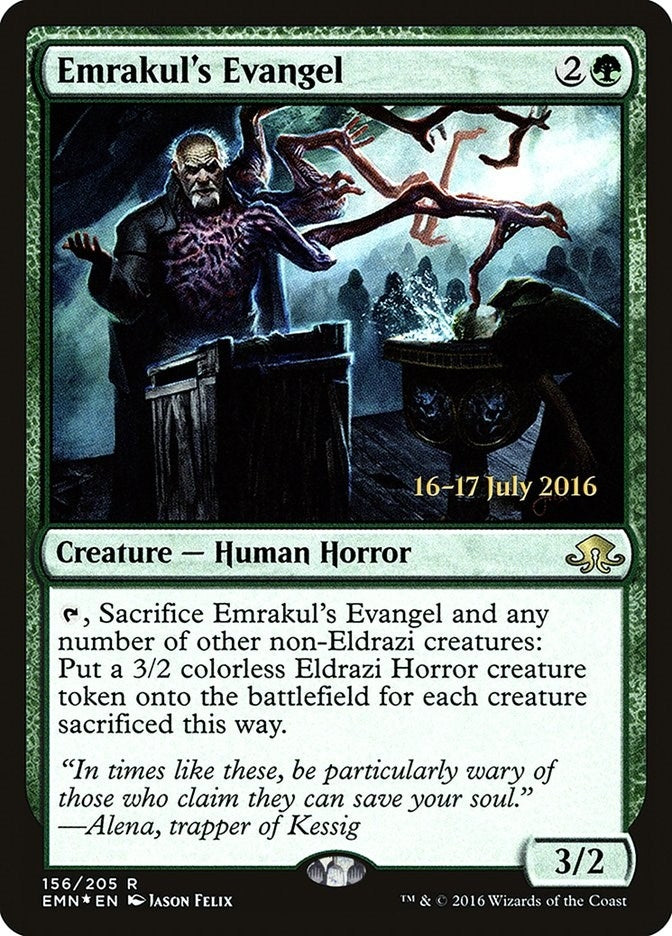 Image for Emrakul's Evangel (156) (Prerelease Cards) - Magic: The Gathering