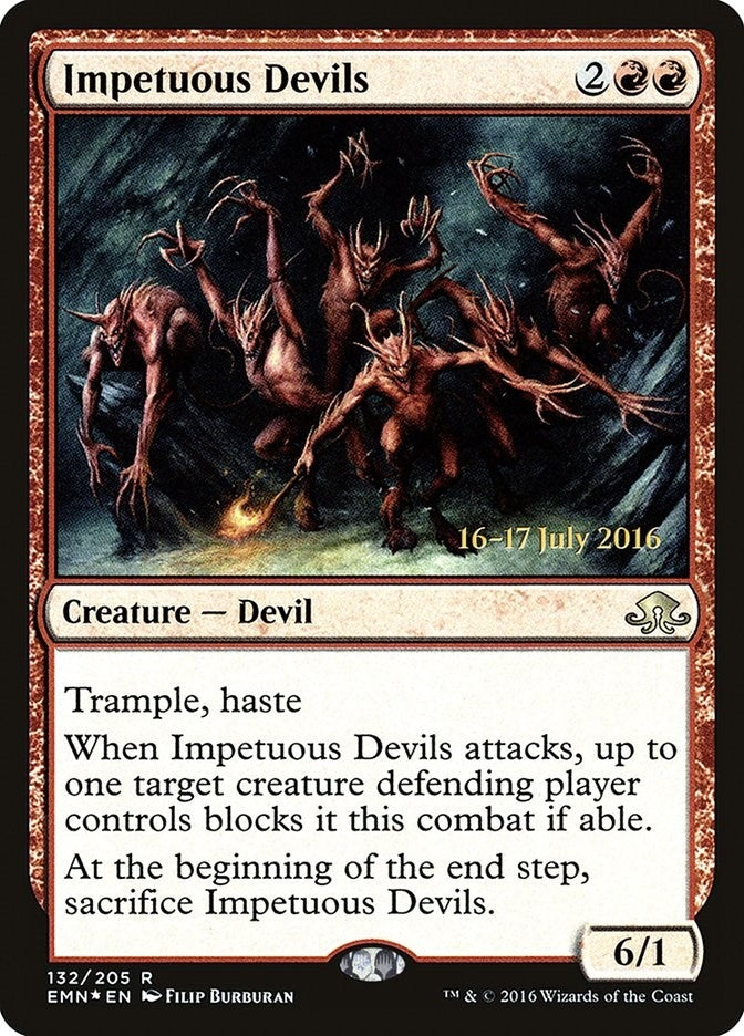 Image for Impetuous Devils (132) (Prerelease Cards) - Magic: The Gathering