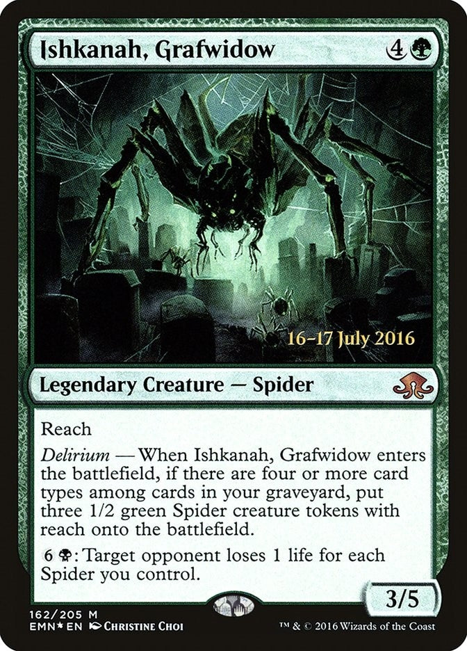 Image for Ishkanah, Grafwidow (162) (Prerelease Cards) - Magic: The Gathering