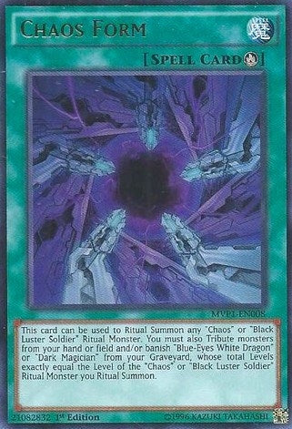 Image for Chaos Form (MVP1-EN008) (MVP1) - YuGiOh