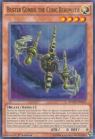 Image for Buster Gundil the Cubic Behemoth (MVP1-EN035) (MVP1) - YuGiOh