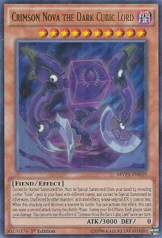 Image for Crimson Nova the Dark Cubic Lord (MVP1-EN039) (MVP1) - YuGiOh
