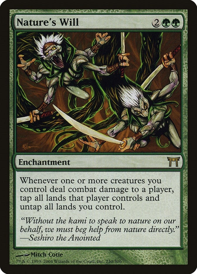 Image for Nature's Will (230) (Champions of Kamigawa) - Magic: The Gathering