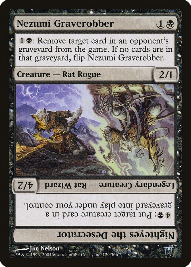Image for Nezumi Graverobber // Nighteyes the Desecrator (129) (Champions of Kamigawa) - Magic: The Gathering