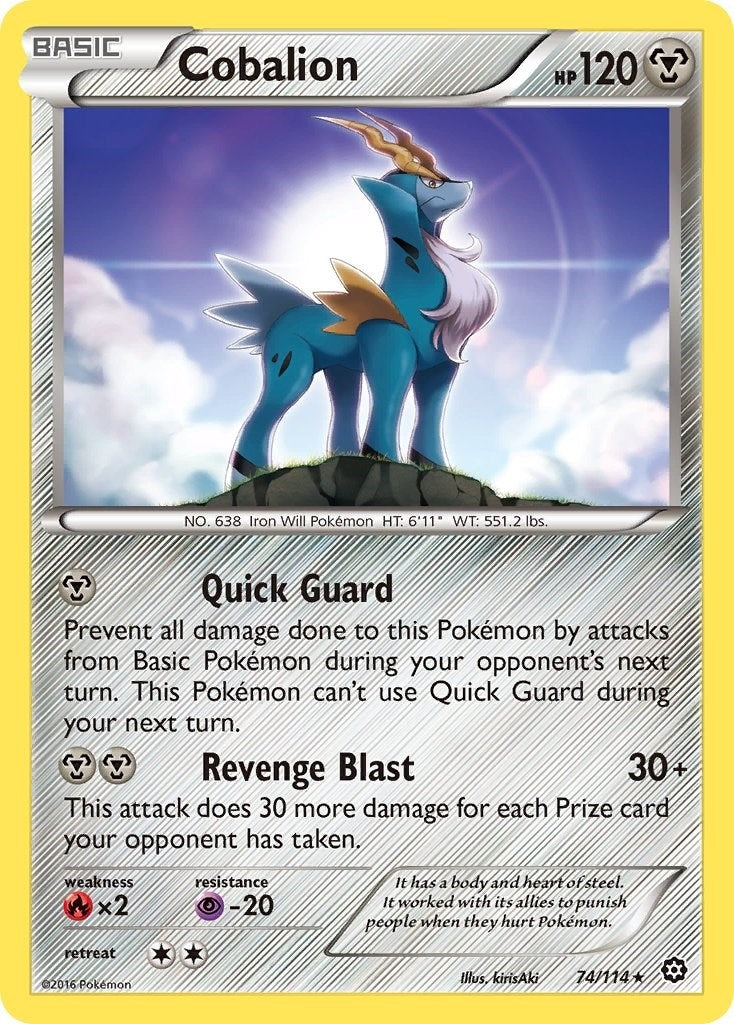 Image for Cobalion (74/114) (STS) - Pokemon