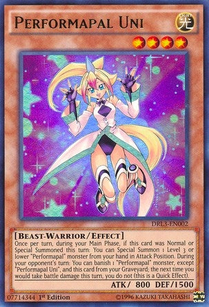 Image for Performapal Uni (DRL3-EN002) (DRL3) - YuGiOh
