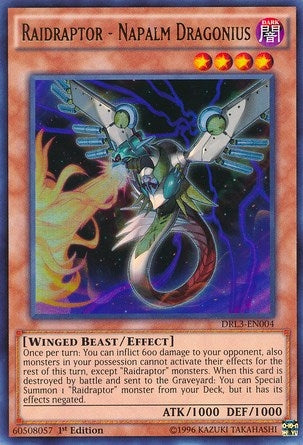Image for Raidraptor - Napalm Dragonius (DRL3-EN004) (DRL3) - YuGiOh