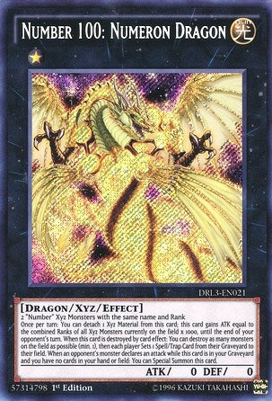 Image for Number 100: Numeron Dragon (DRL3-EN021) (DRL3) - YuGiOh