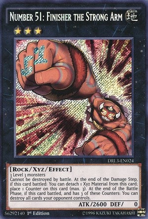 Image for Number 51: Finisher the Strong Arm (DRL3-EN024) (DRL3) - YuGiOh