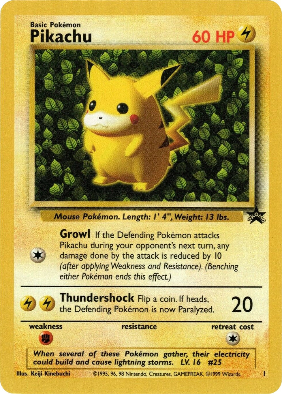 Image for Pikachu (1) (01/53) (PR) - Pokemon