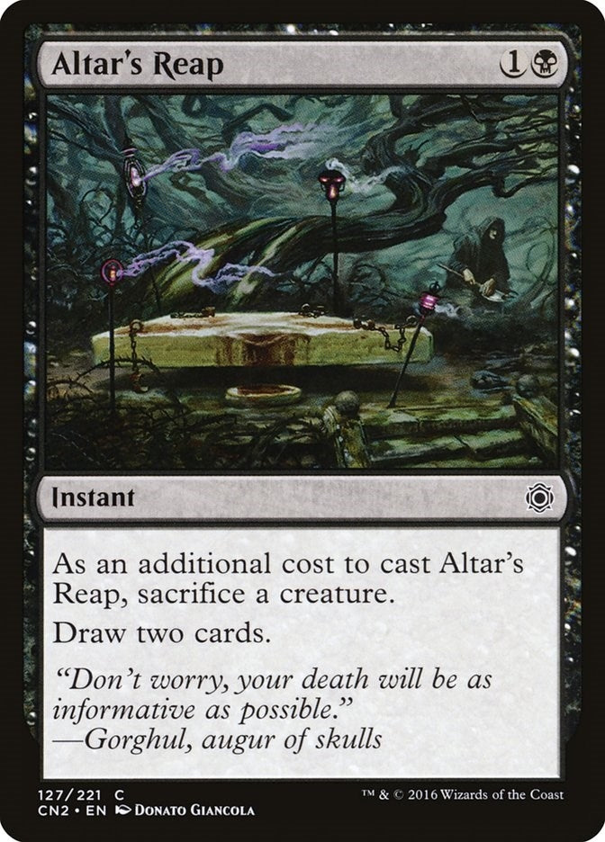 Image for Altar's Reap (127) (Conspiracy: Take the Crown) - Magic: The Gathering