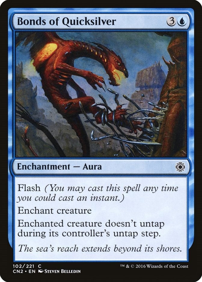 Image for Bonds of Quicksilver (102) (Conspiracy: Take the Crown) - Magic: The Gathering