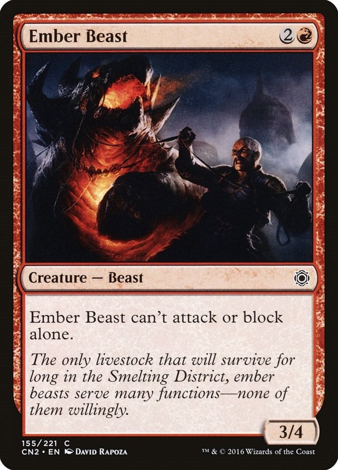 Image for Ember Beast (155) (Conspiracy: Take the Crown) - Magic: The Gathering