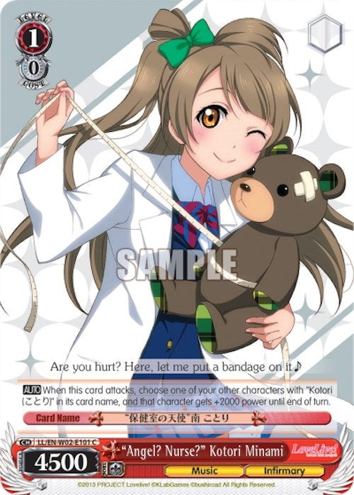 Image for "Angel? Nurse?" Kotori Minami (LL/EN-W02-E101 C) (Love Live! DX Vol.2) - Weiss Schwarz