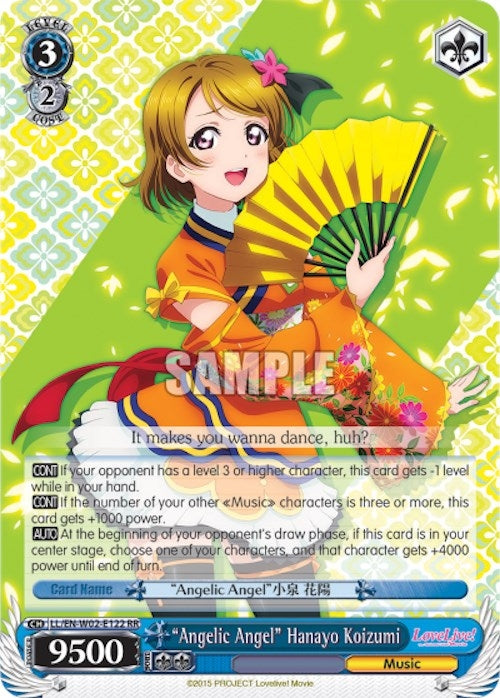 Image for "Angelic Angel" Hanayo Koizumi (LL/EN-W02-E122 RR) (Love Live! DX Vol.2) - Weiss Schwarz