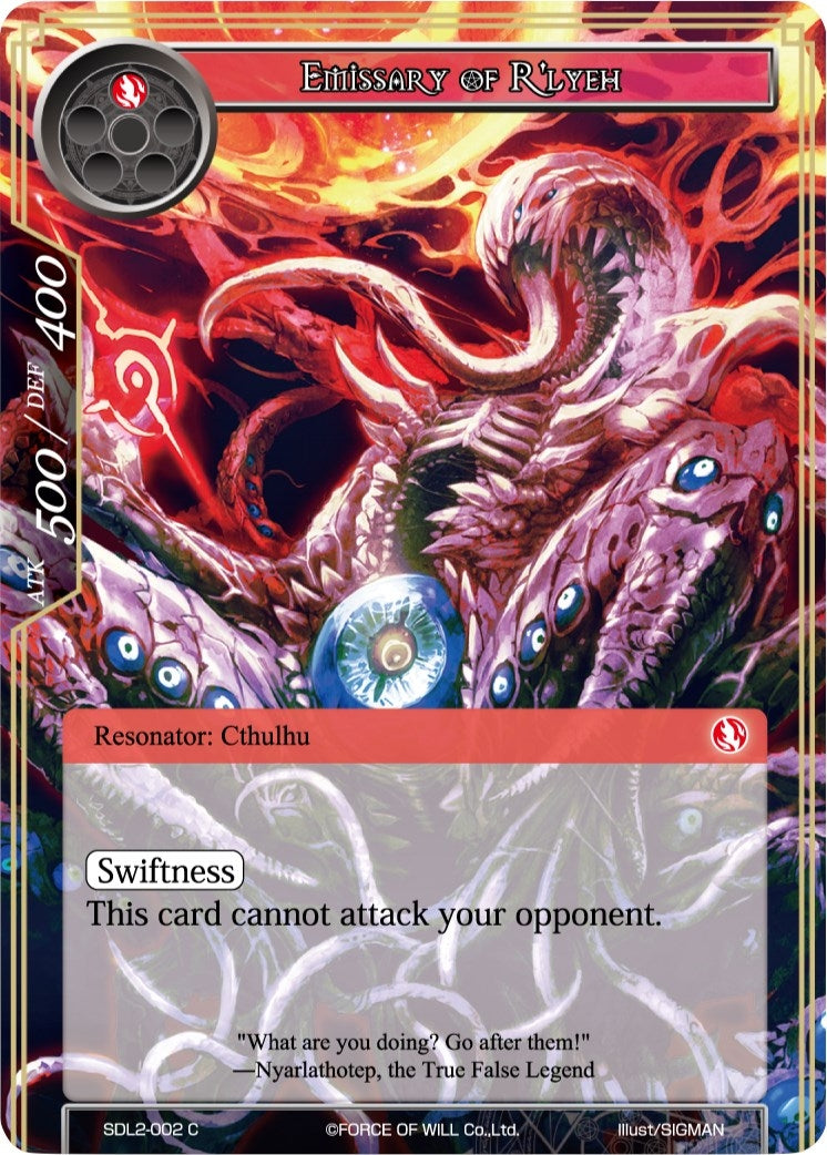 Image for Emissary of R'lyeh (SDL2-002) (L1 Starter Deck - Rage of R'lyeh) - Force of Will